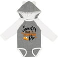 thumbnail image 3 of Inktastic Thanksgiving Sweeter Than Pumpkin Pie Boys or Girls Long Sleeve Baby Bodysuit, 3 of 5