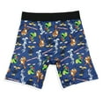 thumbnail image 4 of Looney Tunes Boxer Briefs Men's All-Over Tossed Character Print Bugs Bunny Daffy Duck Taz Marvin the Martian Underwear, 4 of 5