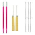 thumbnail image 3 of Xuanheng Doll Hair Rerooting Tool Doll Hair Insertion Tool for Home Hair Design 10x0.8mm Needle, 3 of 8