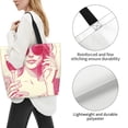thumbnail image 3 of Honeii Ace Of Diamonds Lady Print Tote Bag for Women, Foldable Tote Bag Large Shoulder Bag Top Handle Handbag for Travel, Work, 3 of 8