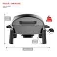 thumbnail image 7 of Nexgrill 1-Burner Portable Propane Gas Grill with Lid, Piezo Ignition, 10,000 BTUs, 183 SQ In, Compact Tabletop Grill for Outdoor Cooking, Camping, Tailgating, Gardens, Patios, and More - 820-BC002, 7 of 7