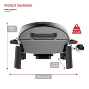 Nexgrill 1-Burner Portable Propane Gas Grill with Lid, Piezo Ignition, 10,000 BTUs, 183 SQ In, Compact Tabletop Grill for Outdoor Cooking, Camping, Tailgating, Gardens, Patios, and More - 820-BC002