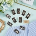 thumbnail image 6 of 1set 10pcs 10 styles Tarot Enamel Pins Zinc Alloy Brooches for Clothes Backpack Mixed Shapes 33x19mm 1pc/style, 6 of 7