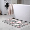 thumbnail image 6 of Pattern Spring Flowers Leaves Bath Rugs 16x24 Inch Non Slip Bath Mat Quick Dry Super Absorbent Thin Bath Rug Fit Under Door Washable Bath Floor Rugs for Bathroom Bathtub Shower Sink,Multi 1, 6 of 6