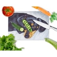 thumbnail image 2 of Carolines Treasures AMB1079LCB Black and Tan Doxie Dachshund Glass Cutting Board Large, 12H x 16W, multicolor, 2 of 2