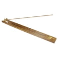 thumbnail image 1 of Porta incienso de madera de bambú para varillas con ángulo ajustable, quemador de incienso con recolector de cenizas, 1 of 5