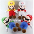 thumbnail image 2 of Muñeco de peluche de Anime Super Mario Bros Luigi de 18 a 25 cm, figuras de juego, decoración, almohada para niños, juguetes de peluche suaves, regalos de cumpleaños, 2 of 5