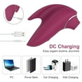 thumbnail image 5 of XBONP Sucking Vibrator Sex Toy for Women Vibrating Rose Toys Suction Vibrator, Wine Red, 5 of 7