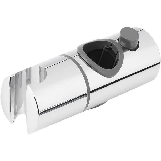 Soporte de cabezal de ducha ajustable de 25mm para barra deslizante, reemplazo de baño con abrazadera deslizante, soporte de rociador de rotación de 360 grados