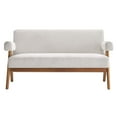 thumbnail image 4 of Modway Lyra Fabric Loveseat in Ivory Fabric, 4 of 8