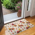 thumbnail image 2 of Red Mushroom Flower Light Pattern Door Rugs,Washable Non Slip Door Mats Indoor,Decorative Door Mats,Entry Mat Indoor for Entrance,Bedroom,Kitchen,Bathroom,17"x30", 2 of 6