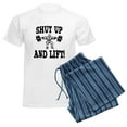 thumbnail image 6 of CafePress - Shut Up And Lift Weightlifting Men's Light Pajamas - Men's Light Loose Fit Cotton Pajama Set, 6 of 7