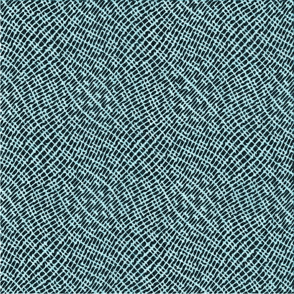 Ahgly Company Machine Washable Indoor Square Transitional Blue Lagoon Blue Area Rugs, 7' Square