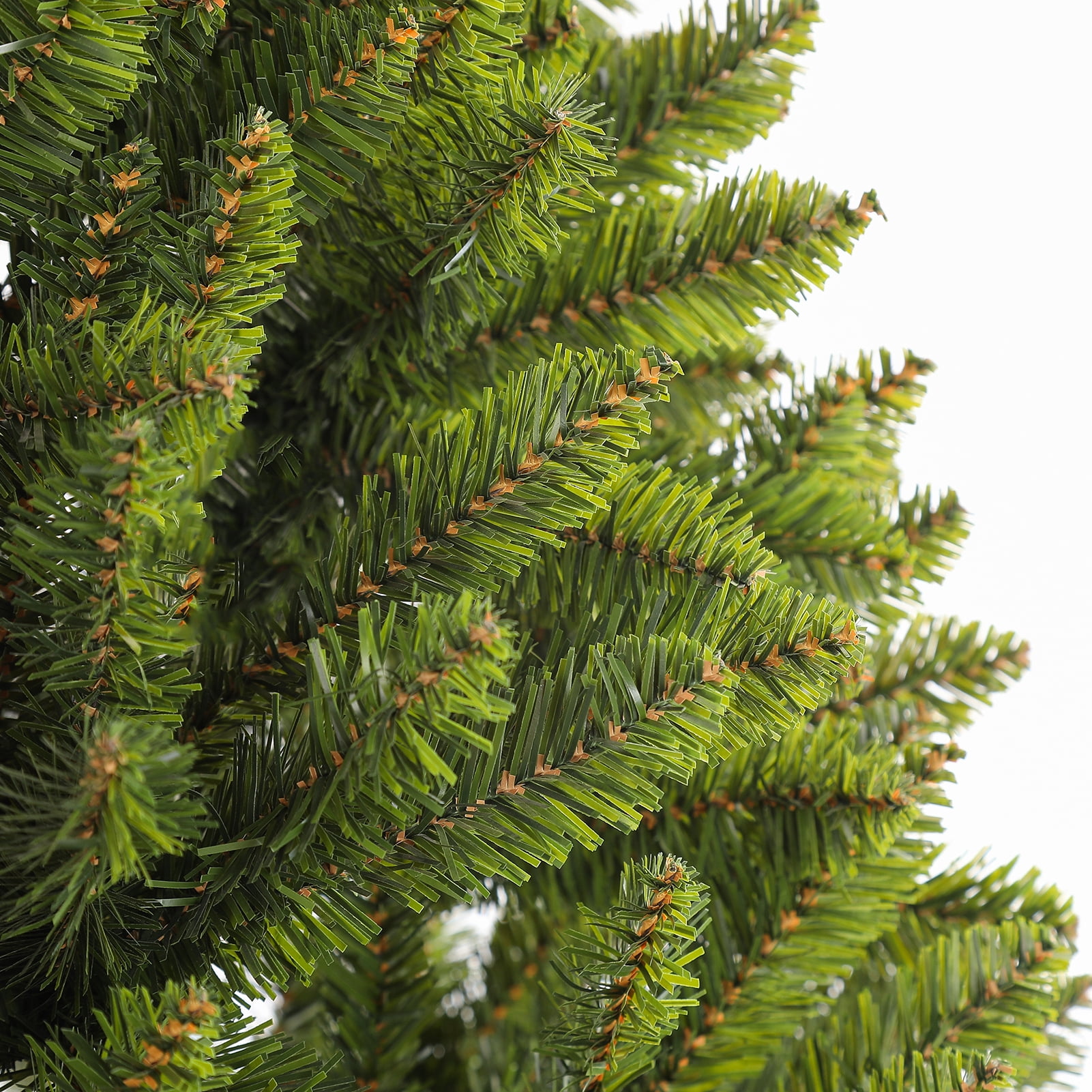 7.5 ft Artificial Christmas Tree with 2070 PVC Branch Tips, Army Green