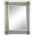 thumbnail image 2 of InFurniture WK8228M 28 in. Rustic Wood Framed Mirror - 27.6 x 36 in., 2 of 3
