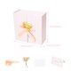 thumbnail image 3 of Charmgiftbox Cajas De Regalo Con Tapas Caja De Regalo Rosa De 9X9X3 Pulgadas Con Tarjeta De Cinta Cajas De Papel De Regalo Elegantes Para Aniversario, Cumpleaños, Despedidas De Soltera, Bodas, Novias,, 3 of 5