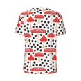 thumbnail image 3 of Rocae Forest Mushrooms for Breathable Men's Baseball T-Shirt Fashionable Casual Baseball Jersey, Moisture-wicking Sportswear Large, 3 of 9