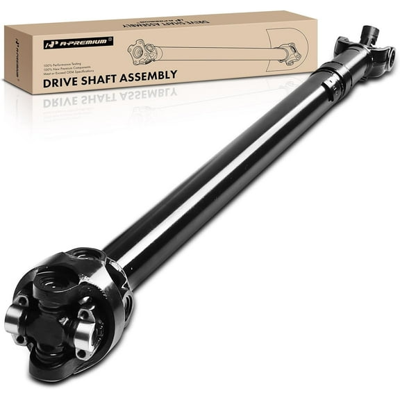 A-Premium Front Complete Drive Shaft Prop Shaft Driveshaft Assembly Compatible with Jeep TJ 1998-2002, Wrangler 1997-2002, L6 4.0L, 4WD Manual Transmission