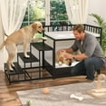 thumbnail image 6 of GDLF Dog Bunk Beds for Large Dogs, Dog Bedside Bed with Stairs & Storage, Space-Saving Indoor Pet Furniture, 6 of 6