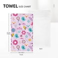 thumbnail image 4 of YFYANG Absorbent Towel, Soft Skin-Friendly Retro Spring Nature Pattern Washcloth Bath Towel, Suitable for All Skin, 27.5 x 16-inch, 4 of 7