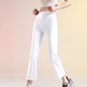 thumbnail image 4 of TaTaai Women's Soft Solid High Waisted Pants, Wide-Leg, Elastic Waist Pocket, Casual Trousers, All Season Fashion Daily Pants Gift, 4 of 9
