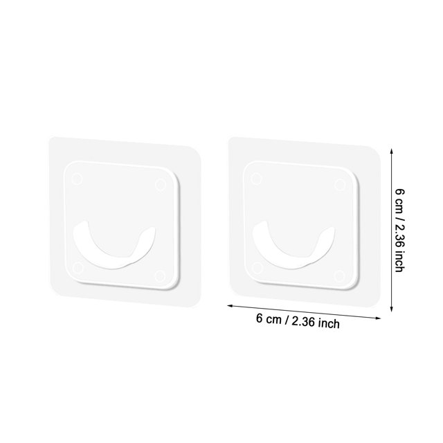 JJKBVCLO Support de Tringle Support de Tringle de Douche 4 Pcs Support de Tringle à Rideaux pour Salle de Bain Sans Perçage Crochets Transparents pour Tringle à Tension pour Salle de Bain Salon