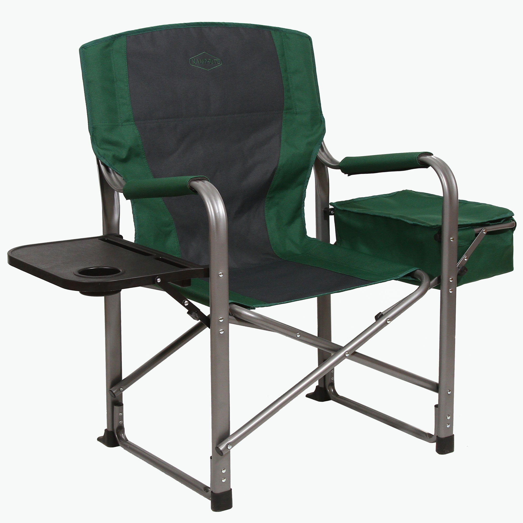 Kamp-Rite Director's Chair Outdoor Camping Folding Chair w/ Side Table