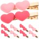 thumbnail image 3 of KAKOWELY 10 pinzas para el pelo de San Valentín con forma de corazón para mujeres y niñas., 3 of 5