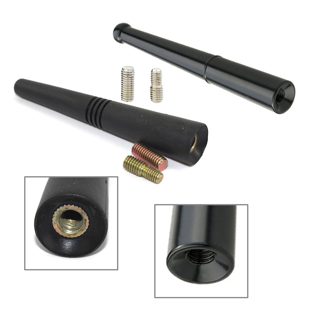 ZS 4 inch Universal Auto Antenna Radio AM/FM Antenna Kit + Screw Car Accessories Black