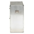 thumbnail image 5 of Baxton Studio Serge French Industrial Silver Metal 2-Door Accent Storage Cabinet, 5 of 10