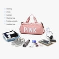 thumbnail image 4 of Bolsa De Ejercicios Oxford Dry Wet Separation Bolsas de gran capacidad para viajes, natación (rosa) Ehuebsd Para Estrenar, 4 of 9