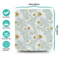 thumbnail image 5 of Washable Rubber Daisy Cute Floral Dish Drying Mats for Kitchen Counter Home Large Coffee Bar Pad Accessories and Decor for Utensils Stemware 16''x18'', 5 of 7