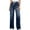 Z02 BU1, variant on Cargo Jeans for Women Straight Leg High Waisted Drawstring Solid Color Straight Leg Stretch Denim Pants with Pockets Lightweight Casual Trousers