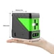 thumbnail image 3 of Portátil Alto Brillo 2 Líneas Verdes Nivel Láser Vertical Horizontal, 3 of 7