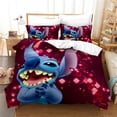 thumbnail image 1 of Duvet Cover 3D Anime Stitch Pattern Duvet Cover Set Pillowcase Bedding Set Single Double Queen Size Support Custom Size Kids, 1 of 10