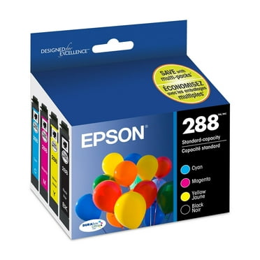 Epson 288 DURABrite Ultra Original Ink Cartridge - Black, Cyan, Magenta, Yellow