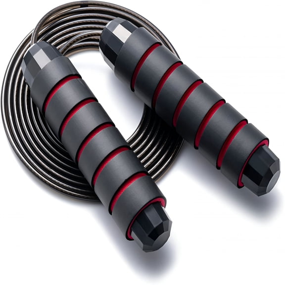 BESTSKY 2026 New Jump Rope, Adjustable Jump Ropes, Skipping Rope Tangle-Free Rapid Speed with Ball Bearings for Women Men Kids, Exercise & Slim Body Jumprope at Home School Gym