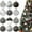 A, variant on Danhjin 12PCS Christmas Balls, Christmas Decorations Shatterproof Wooden Ball Ornaments for Christmas Tree, Hanging Christmas Ball Ornaments for Home Holiday Party Decor, Christmas Decor
