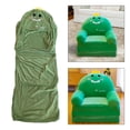 thumbnail image 4 of 2 fundas de sofá para niños, bonitas y plegables, para sillón. pato y dinosaurio, 4 of 9