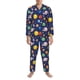thumbnail image 3 of Fotbe Space Planet Pijama de Hombre con Estampado de Manga Larga, Conjunto de 2 Piezas, Ropa de Dormir Suave y Cómoda con Bolsillos-XX-Large, 3 of 7