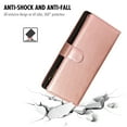 thumbnail image 5 of Dteck Wallet Case for Samsung Galaxy S20, Premium PU Leather Zipper Flip 9 Card Slots Wallet with Wrist Strap Magnetic Closure Built-in Kickstand Protective Case,Rosegold, 5 of 5