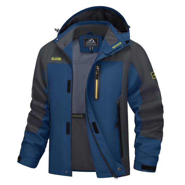 Chubasquero MAGCOMSEN impermeable con capucha para hombre