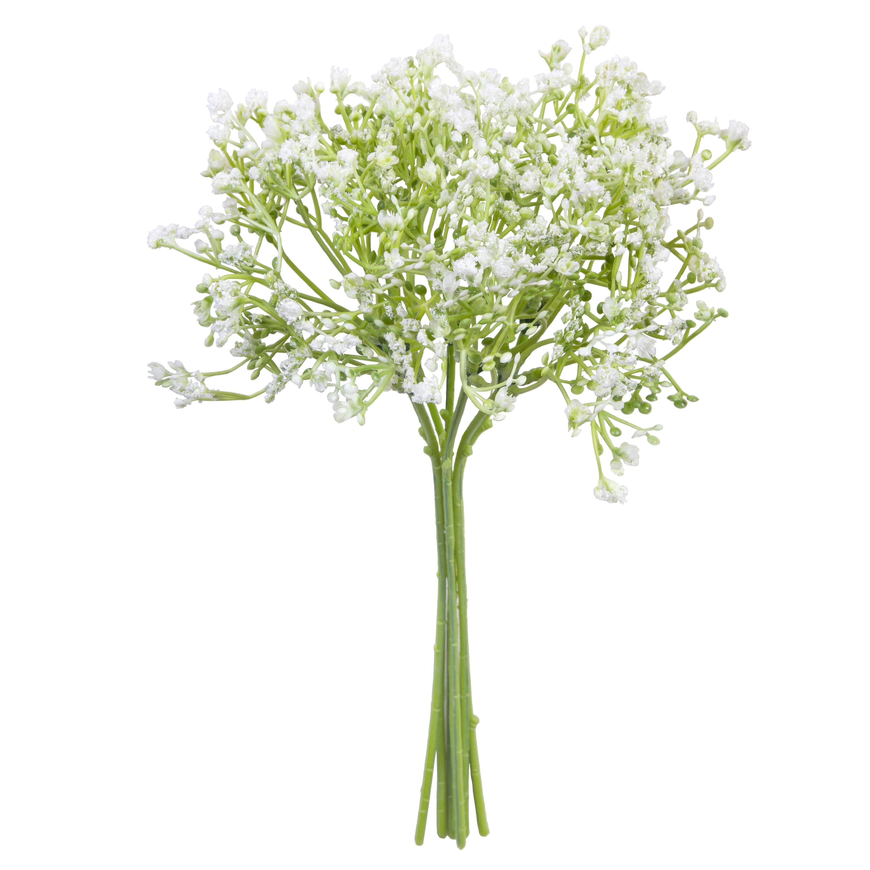 Mainstays Baby's Breath Pick, Solid, White Green, 13"