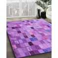 thumbnail image 3 of Ahgly Company Machine Washable Indoor Rectangle Transitional Violet Purple Area Rugs, 2' x 3', 3 of 7