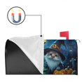 thumbnail image 2 of Happy Halloween Spooky Gnomes Short Mailbox Cover,Magnetic 18x21 Inch Mailbox Wrap Water Proof Reusable Halloween Post Letter Box Covers for Yard Farmhouse Decorative, 2 of 5
