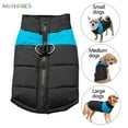 thumbnail image 3 of BadPiggies Waterproof Cold-proof Dog Warm Vest Jacket Coat Winter Clothes for Small Medium Large Dogs Pets (S, Blue), 3 of 7