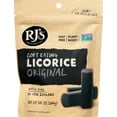 RJS Licorice Black Soft Natural Licorice 7 oz (Pack Of 8)