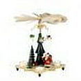 thumbnail image 2 of Alexander Taron Importer 33-303 Christian Ulbricht Pyramid-Santa with Angels-10.5" H W x 10" D, Brown, 2 of 2