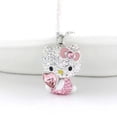 Sanrio hello kitty necklace diamond hello kitty pendant girls fashion