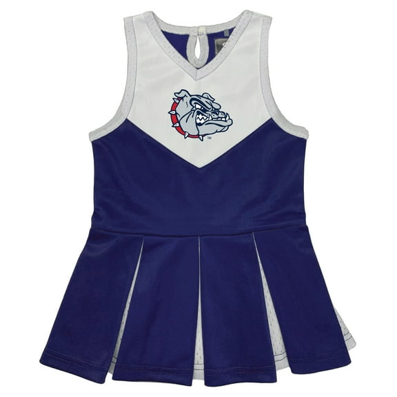 Girls Toddler Garb Navy Gonzaga Bulldogs Cheerleader Dress